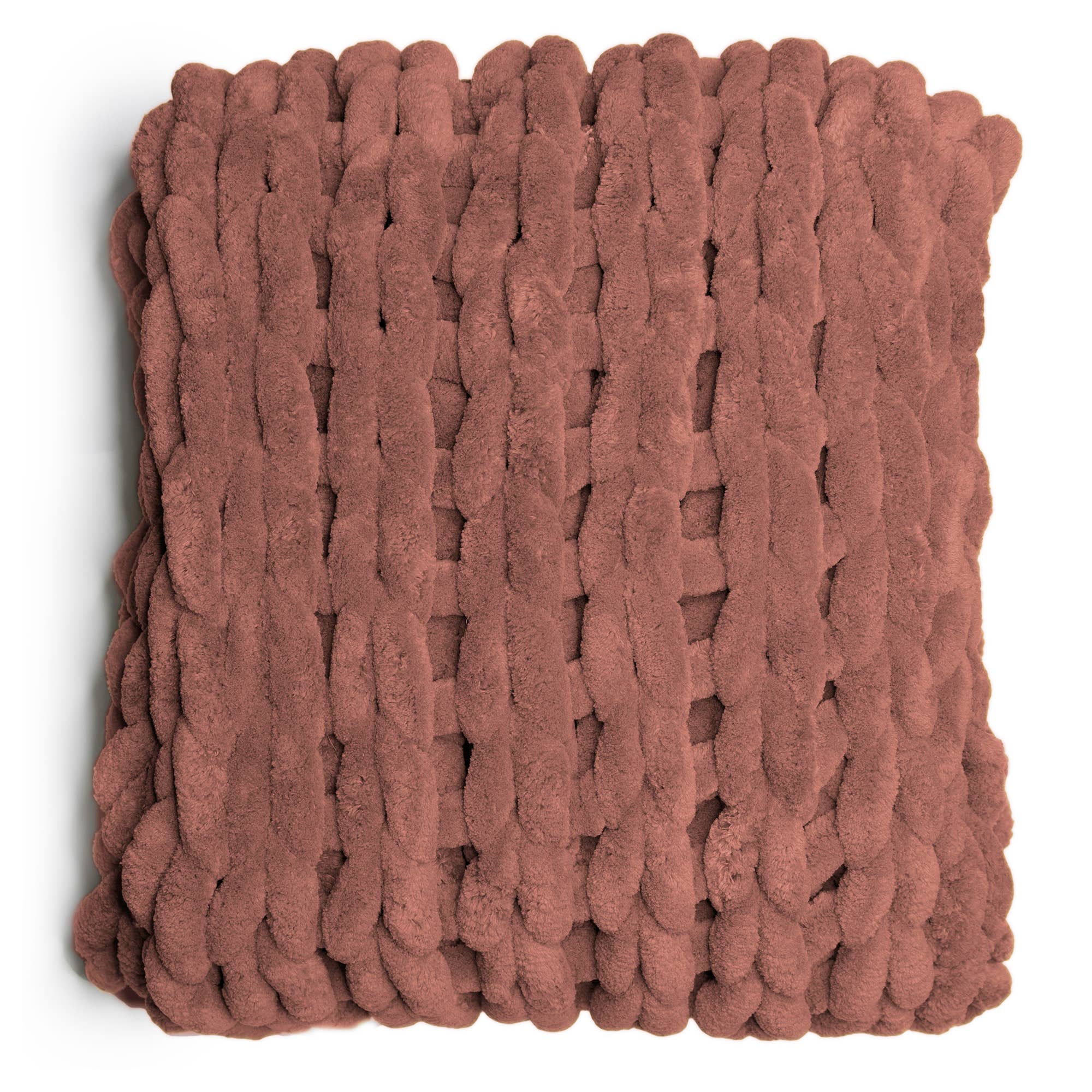 Donna Sharp Chenille Chunky Knit Throw Blanket