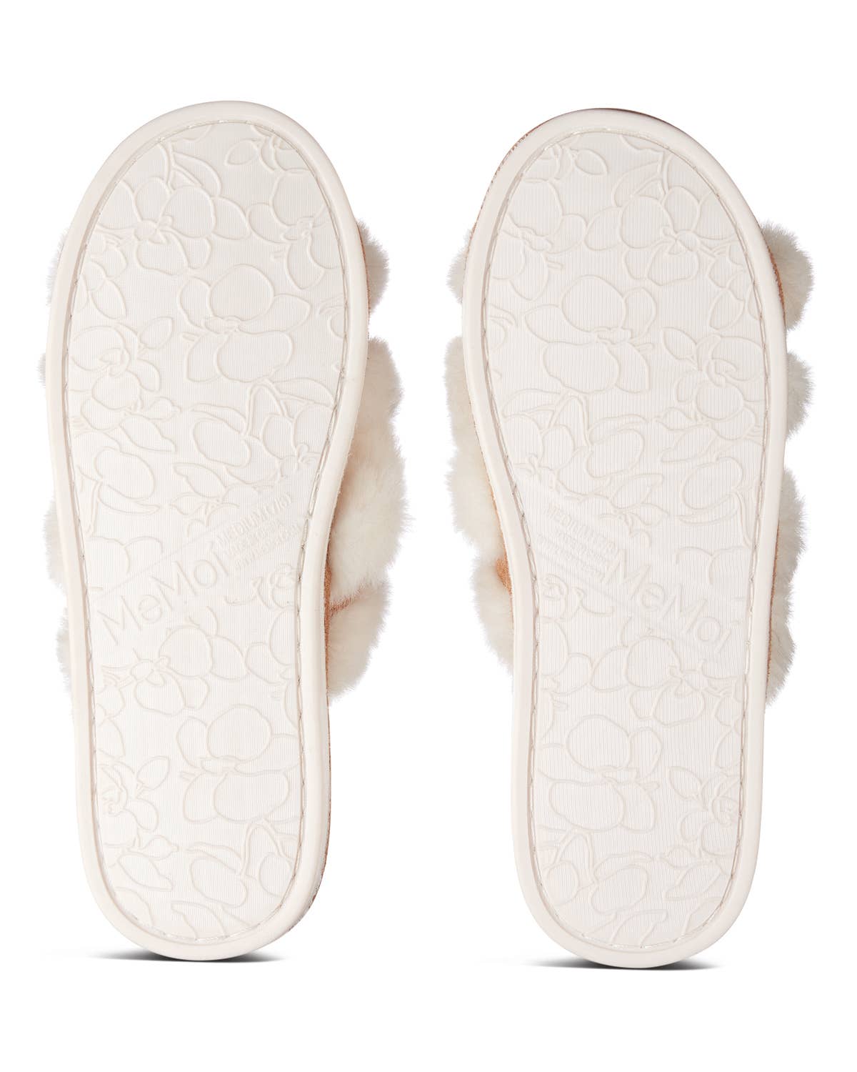 MeMoí Serina Faux Fur & Suede Memory Foam Slide Slippers