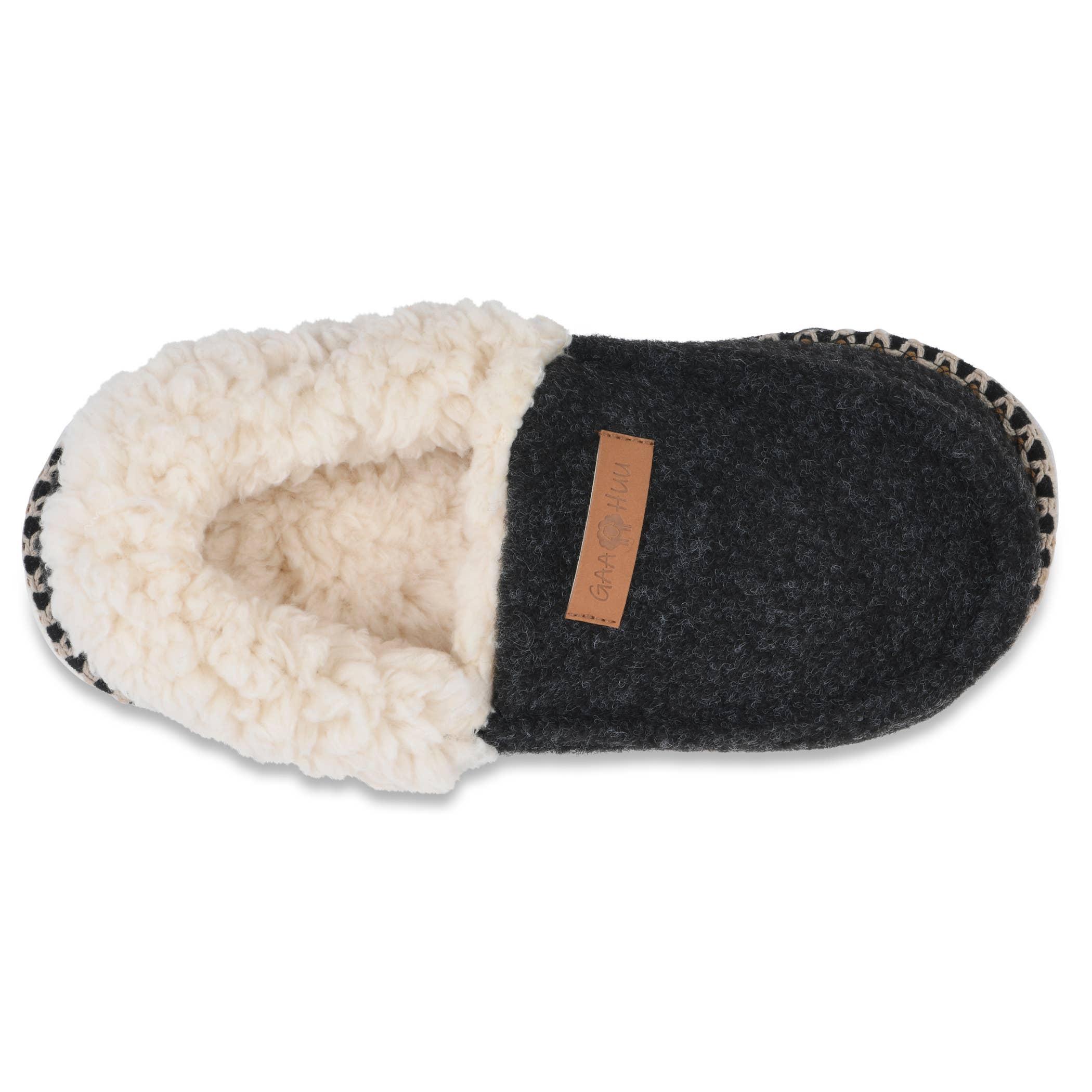 gaahuu Faux Wool & Shearling Memory Foam Moccasin Slippers