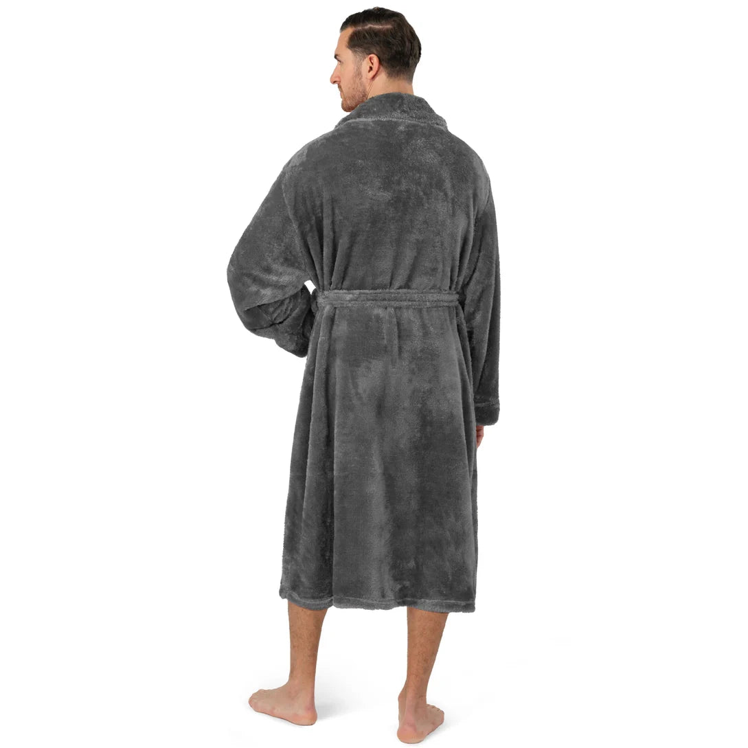 Pavilia Sherpa Fleece Men's Robe