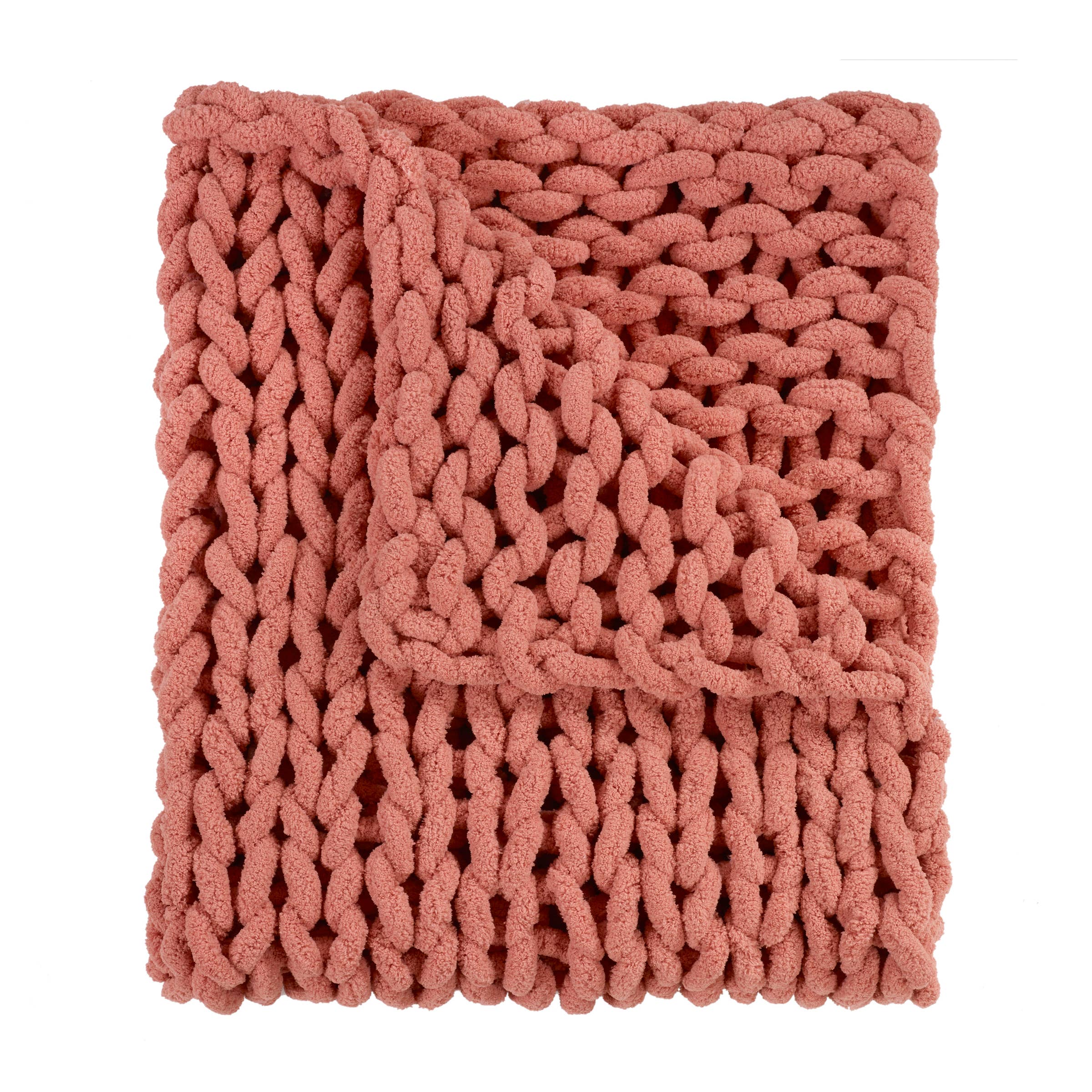 Donna Sharp Chenille Chunky Knit Throw Blanket