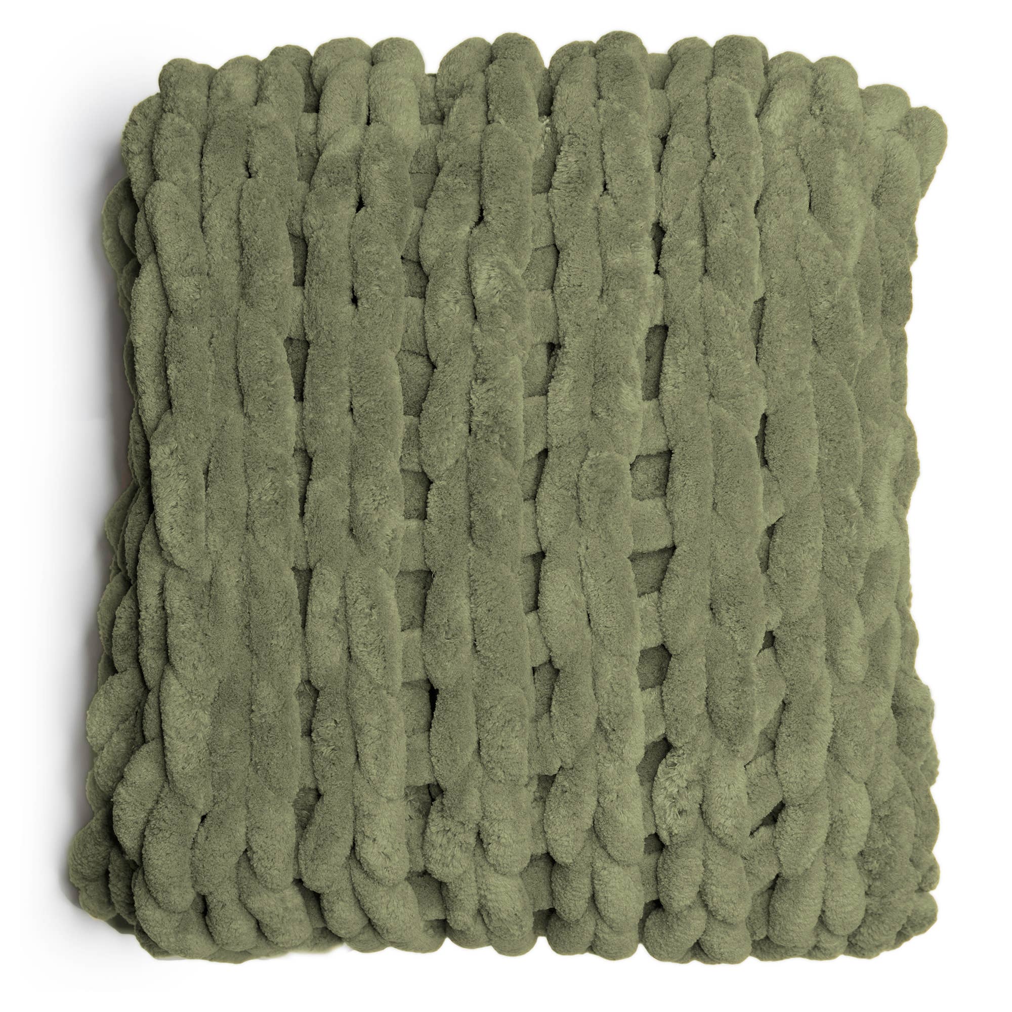 Donna Sharp Chenille Chunky Knit Throw Blanket