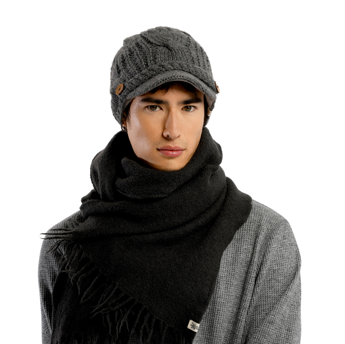 Nirvanna Designs Broadway Hand-Knit Wool Brim Hat