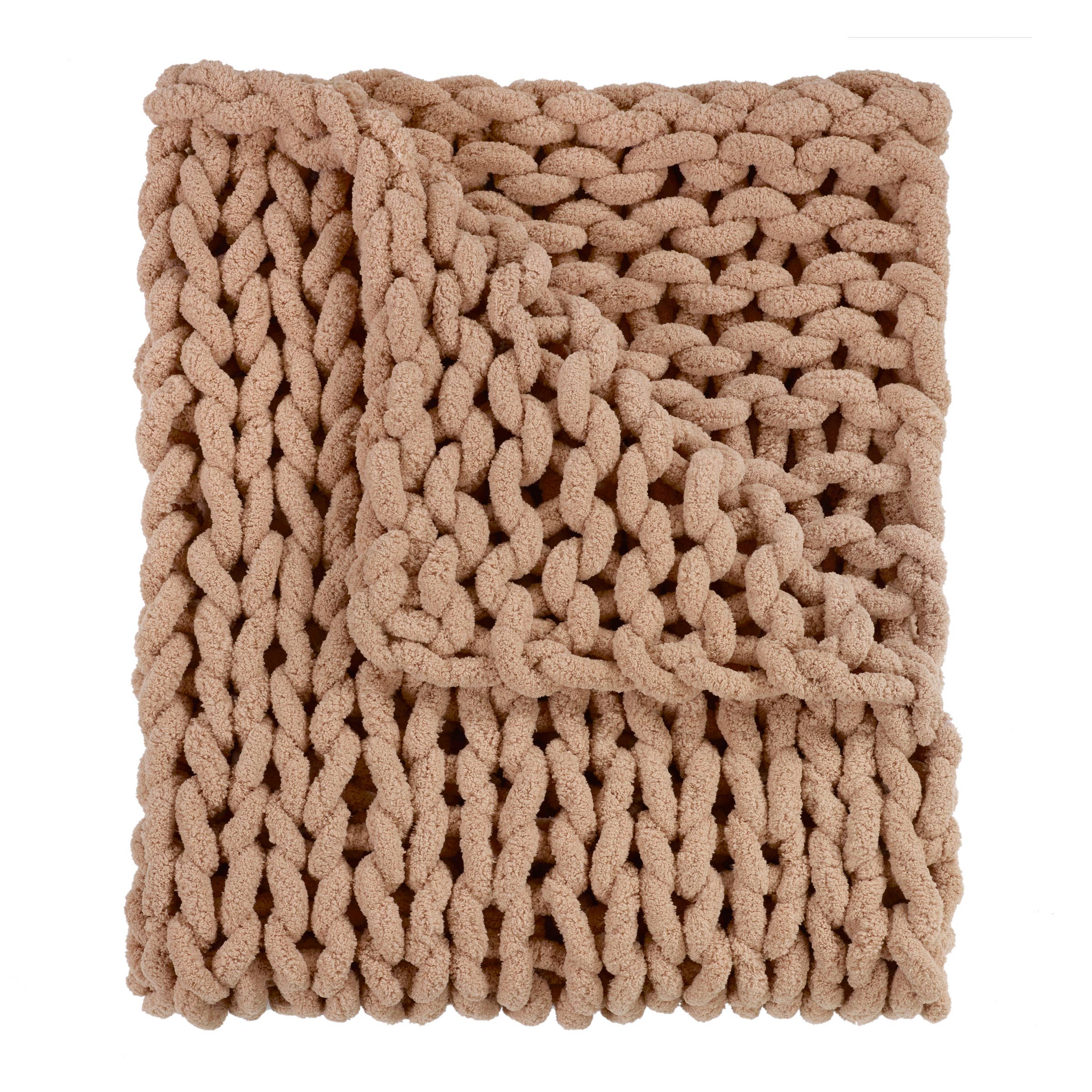 Donna Sharp Chenille Chunky Knit Throw Blanket