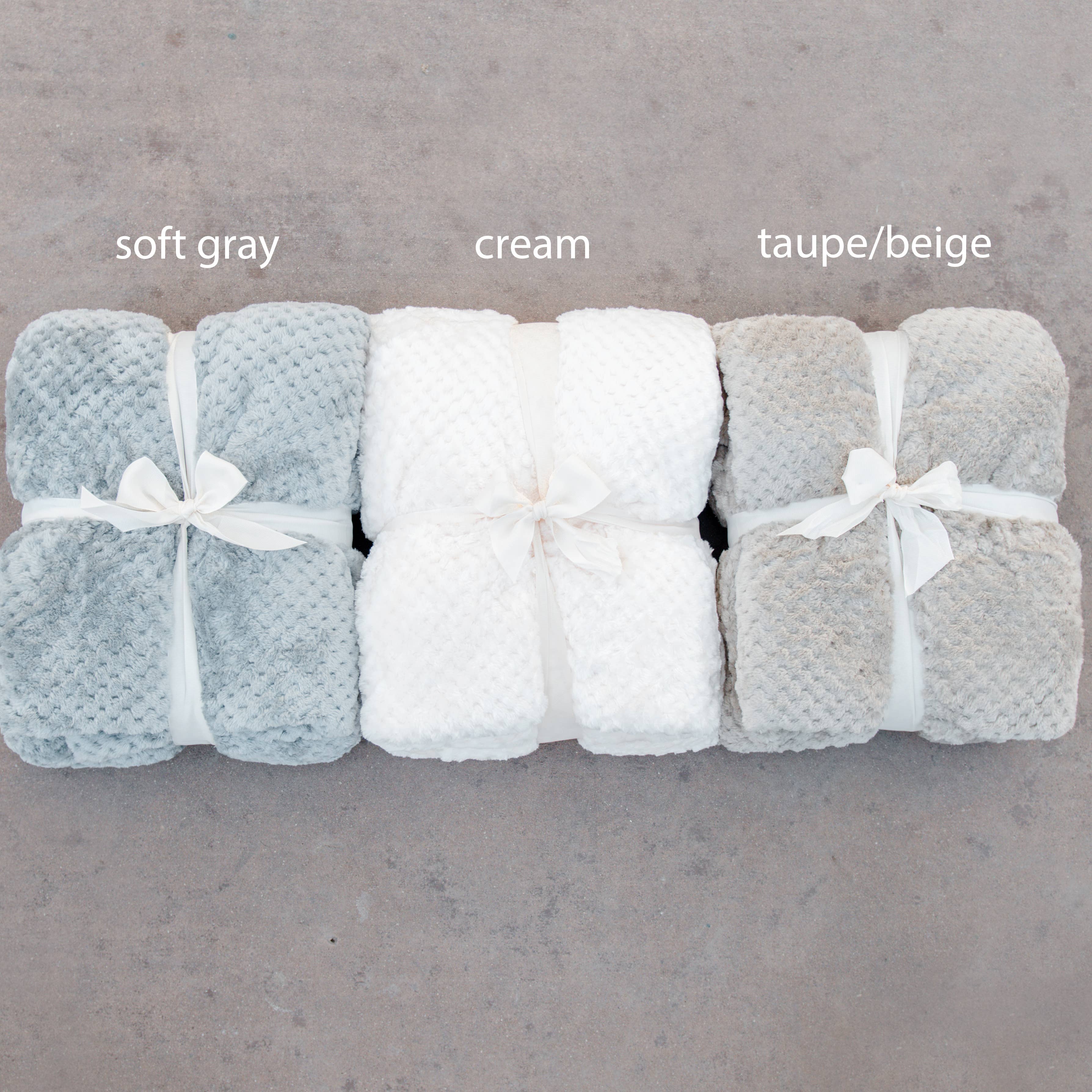 Everyday Cozy Living Ultra Soft Lightweight Waffle Fleece Throw Blanket